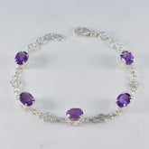 Aurora Purple Gemstone Bracelet for Everyday Glam